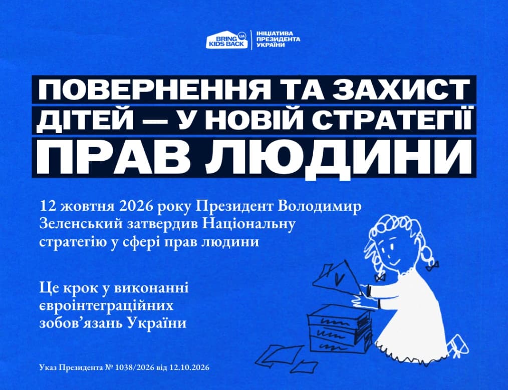 Національна стратегія у сфері прав людини була затверджена Президентом Володимиром Зеленським