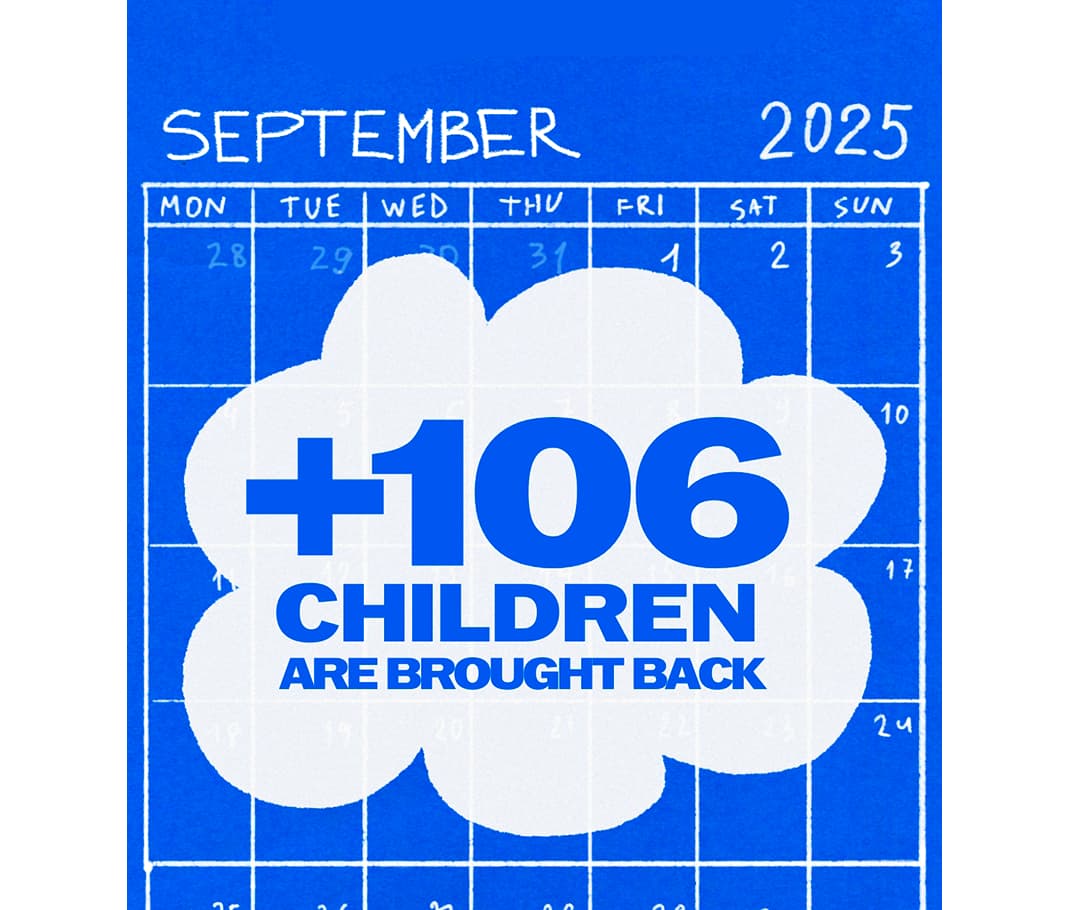 106 Ukrainian children were successfully returned from Russia and the temporarily occupied territories in September 2025