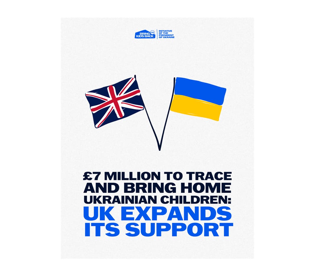 The UK Commits an Additional £3 Million to Support the Return of Ukrainian Children