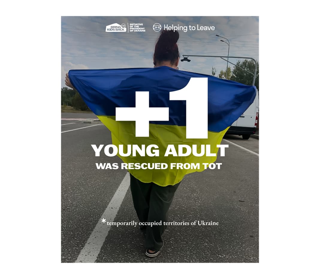 One young adult was successfully brought back from the temporarily occupied territory