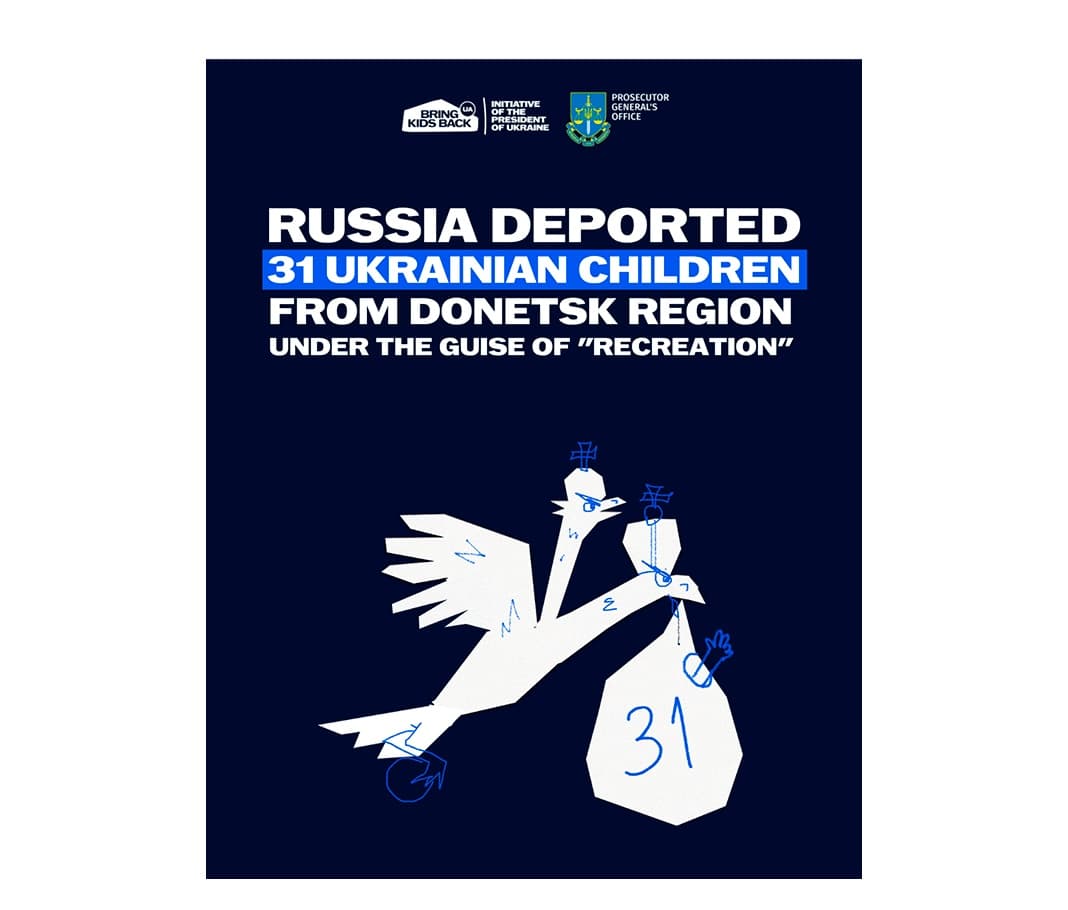 Einunddreißig ukrainische Kinder wurden unter dem Vorwand einer "Rehabilitation" aus dem Gebiet Donezk nach Russland deportiert