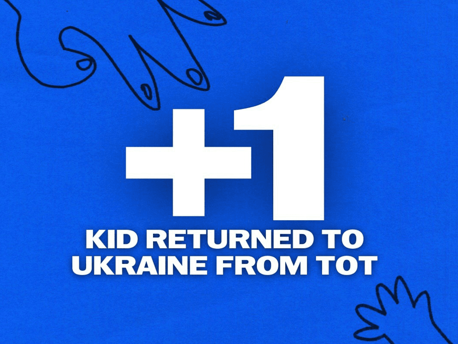 1 child has safely returned from the temporarily occupied territories