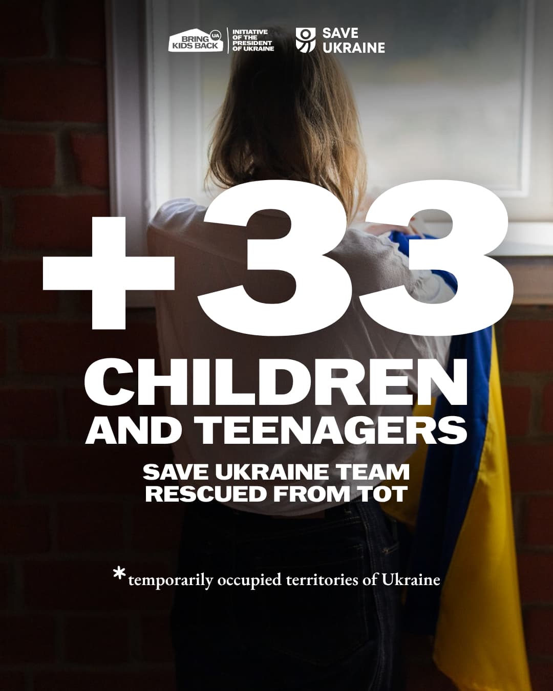 33 children and teenagers were rescued from occupation last week