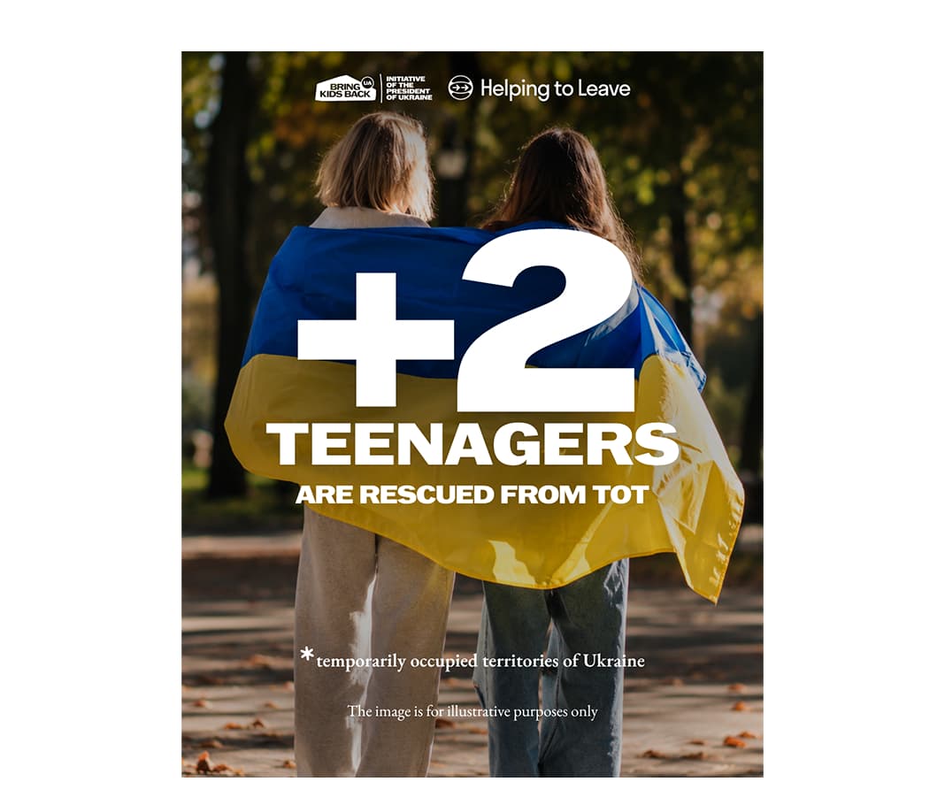 Two teenagers were successfully brought back from the temporarily occupied territory