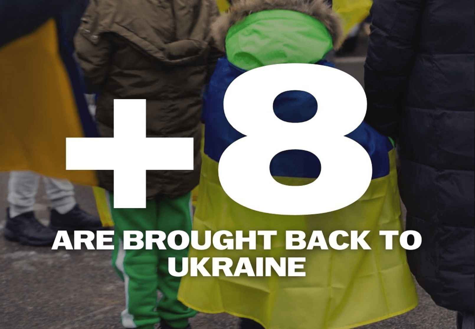 8 Ukrainian kids safely returned home