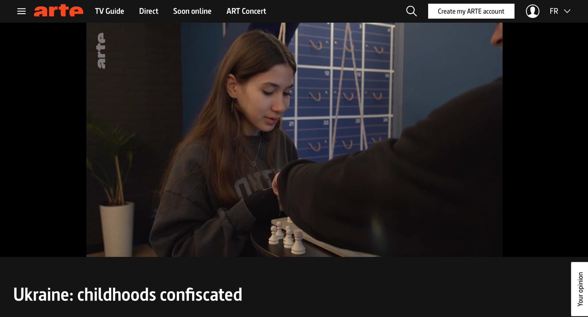 ARTE TV: Ukraine: childhoods confiscated