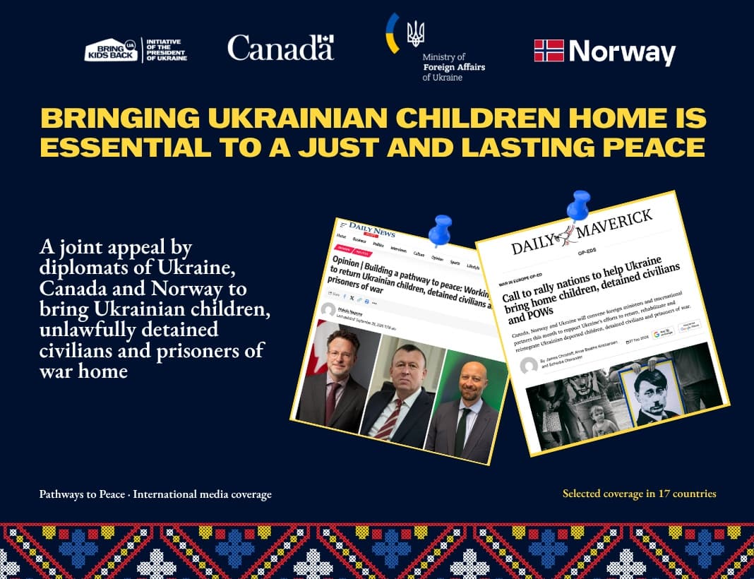 Die Heimkehr ukrainischer Kinder ist für einen gerechten und dauerhaften Frieden unerlässlich