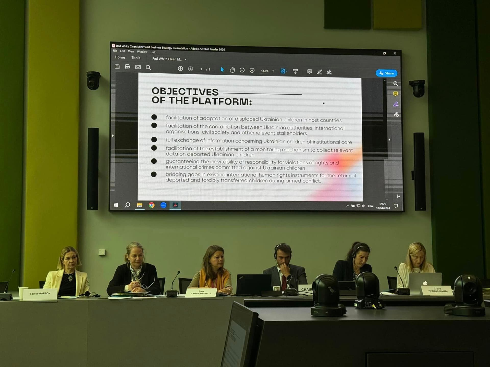 A new platform for Ukrainian children, coordinated effort by PACE