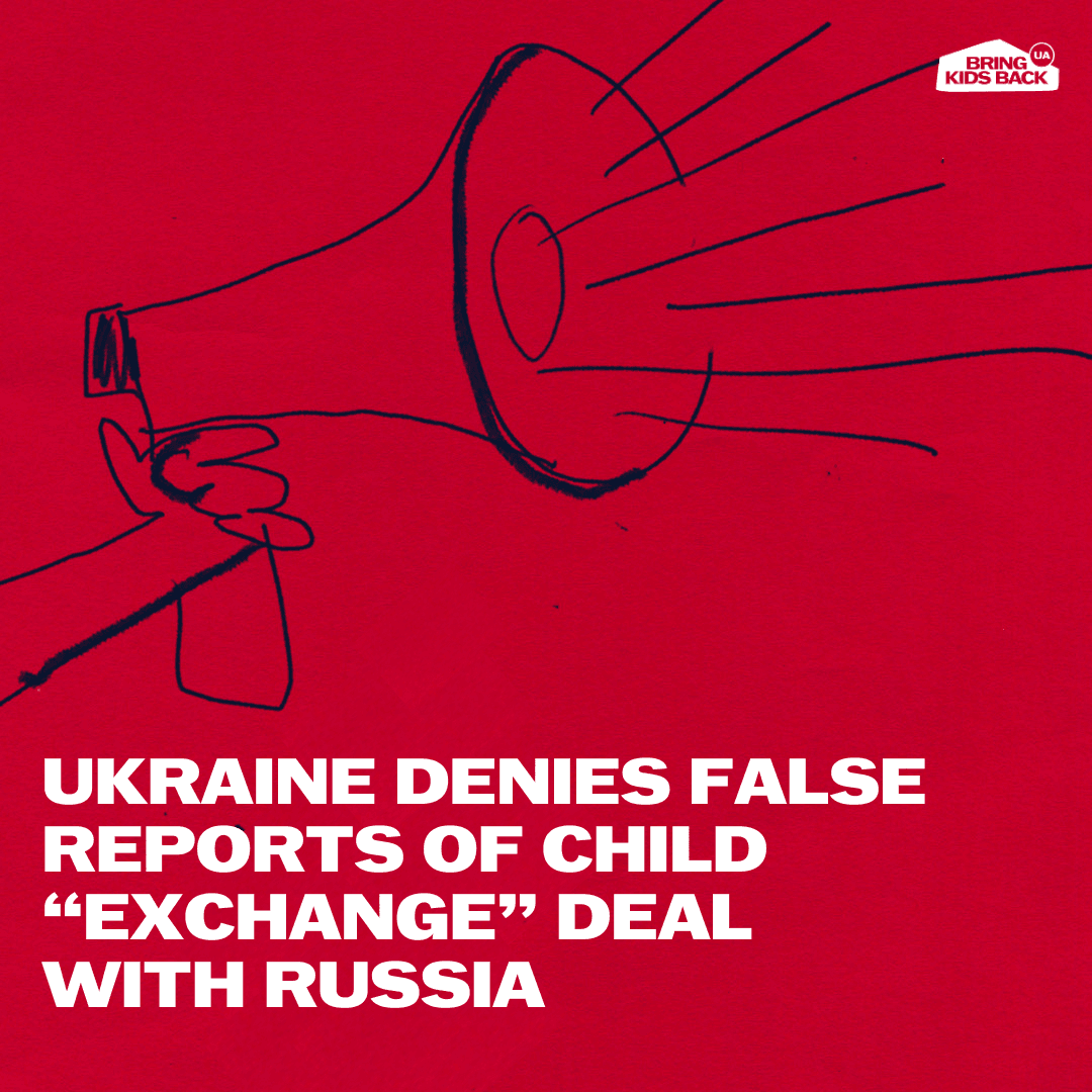 Ukraine denies false claims of child exchange deal with Russia, highlights media's spread of misinformation
